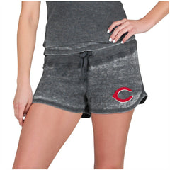 Cincinnati Reds Concepts Sport Women's Resurgence Waffle Knit Shorts - MLB