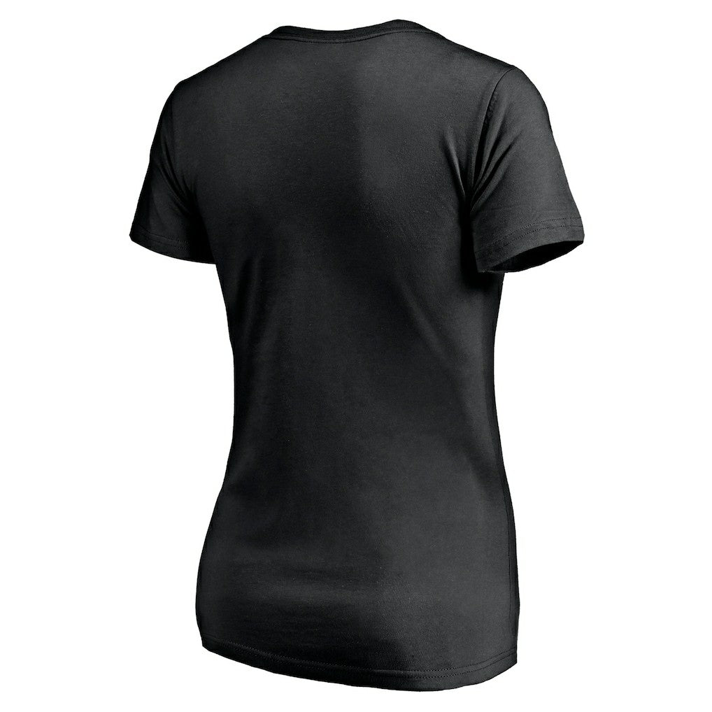 Arizona Cardinals Women's Mascot In Bounds V-Neck T-Shirt Black | NFL
