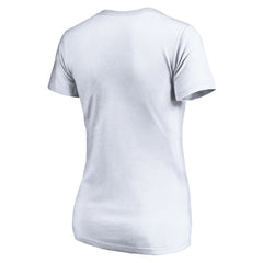 Detroit Lions Women's Mascot In Bounds V-Neck T-Shirt White | NFL