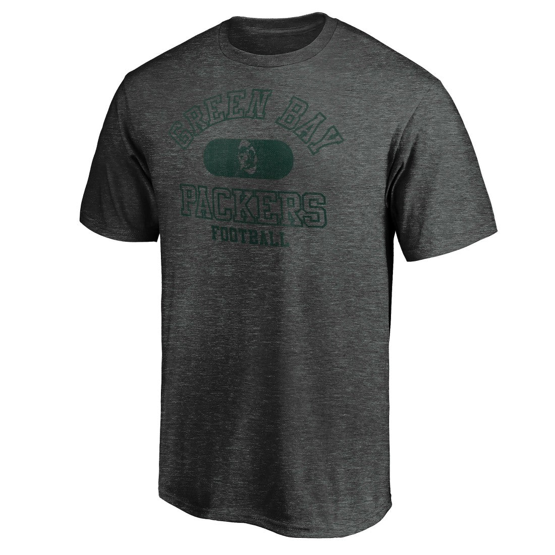 Green Bay Packers Varsity Issued Throwback T-Shirt Heather Charcoal | NFL