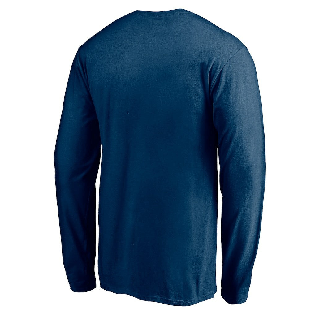 Chicago Bears Team Arch Knockout Long Sleeve T-Shirt Navy | NFL