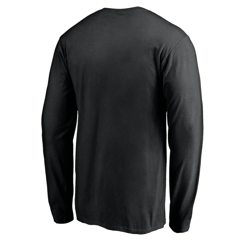Las Vegas Raiders Team Arch Knockout Long Sleeve T-Shirt Black | NFL