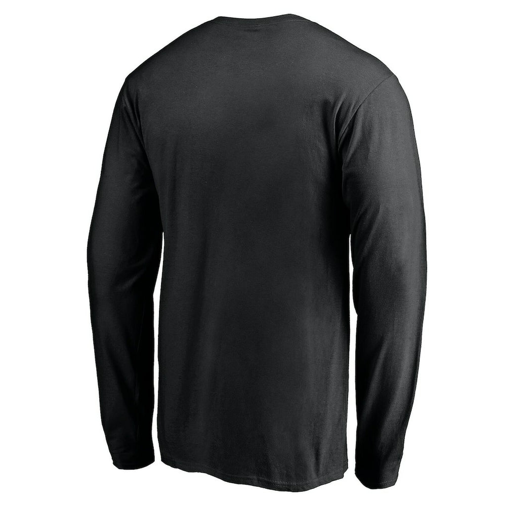 Las Vegas Raiders Team Arch Knockout Long Sleeve T-Shirt Black | NFL