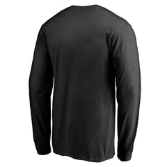 Las Vegas Raiders Team Arch Knockout Long Sleeve T-Shirt Black | NFL