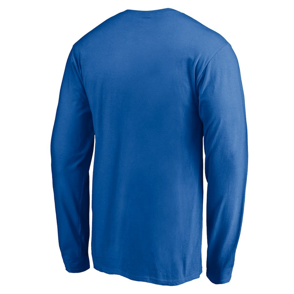 New York Giants Team Arch Knockout Long Sleeve T-Shirt Royal | NFL
