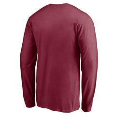 Colorado Avalanche Team Arch Knockout Long Sleeve T-Shirt - Burgundy - NHL