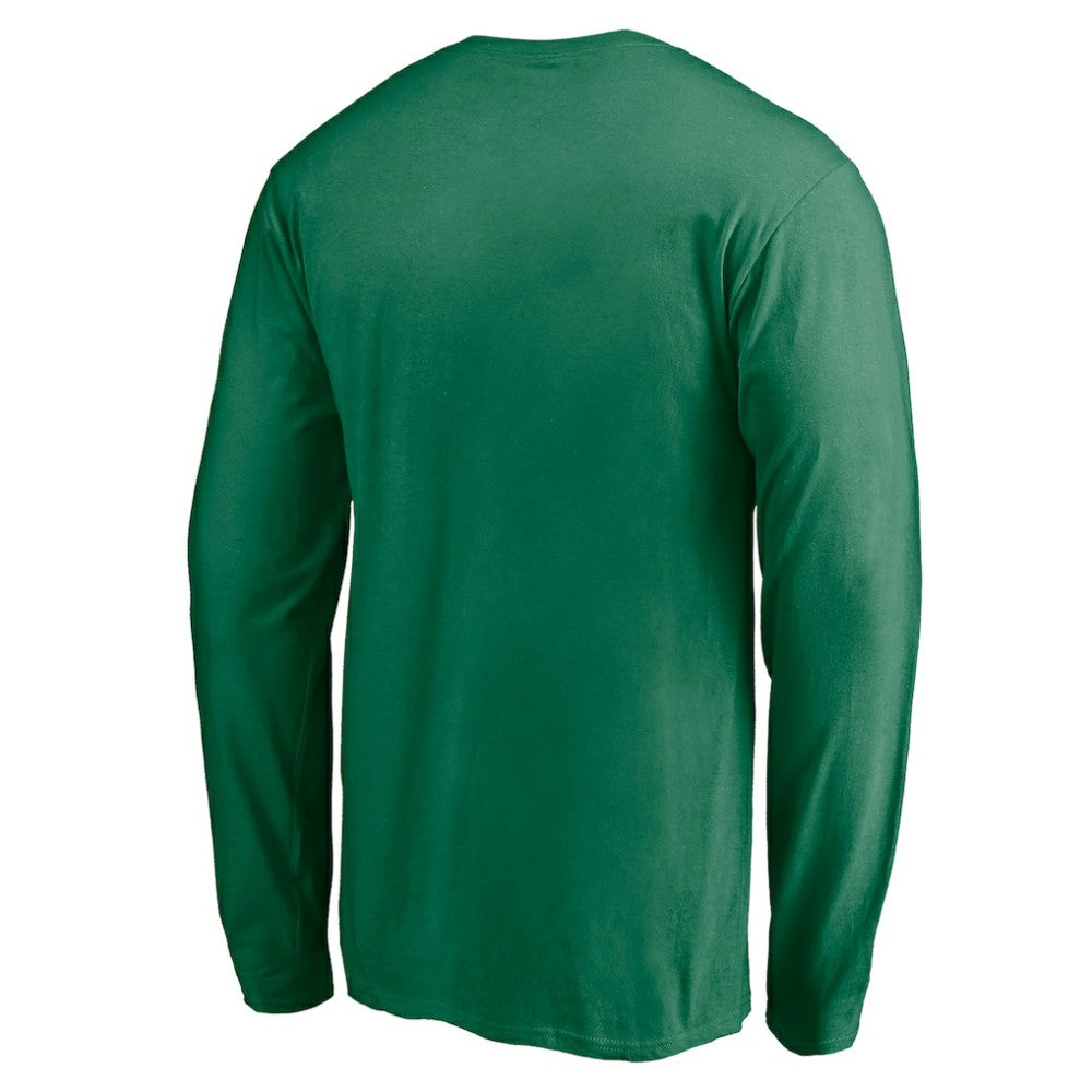 Dallas Stars Team Arch Knockout Long Sleeve T-Shirt - Kelly Green - NHL