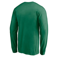 Dallas Stars Team Arch Knockout Long Sleeve T-Shirt - Kelly Green - NHL