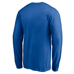 St. Louis Blues Team Arch Knockout Long Sleeve T-Shirt - Blue - NHL