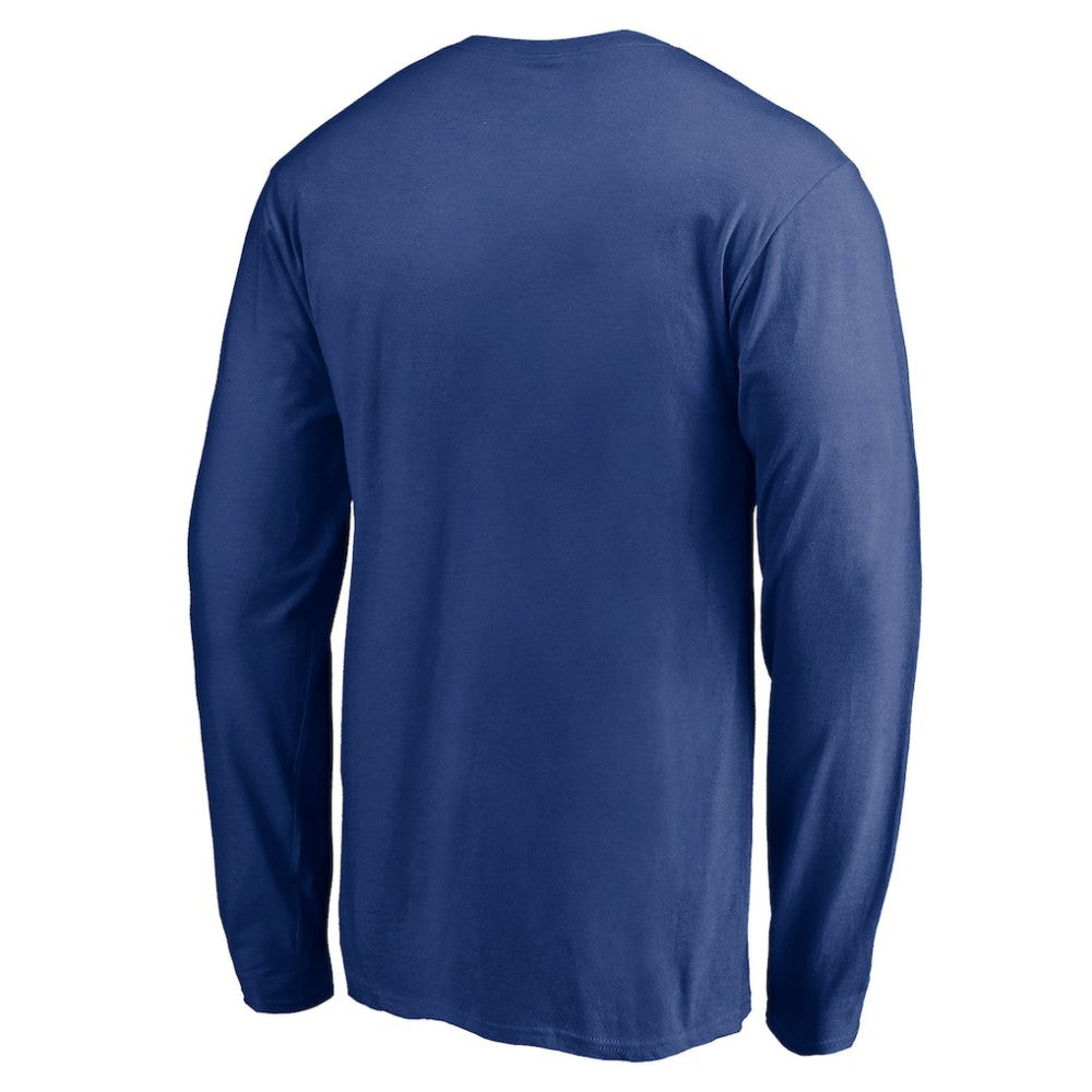 Tampa Bay Lightning Team Arch Knockout Long Sleeve T-Shirt - Blue - NHL