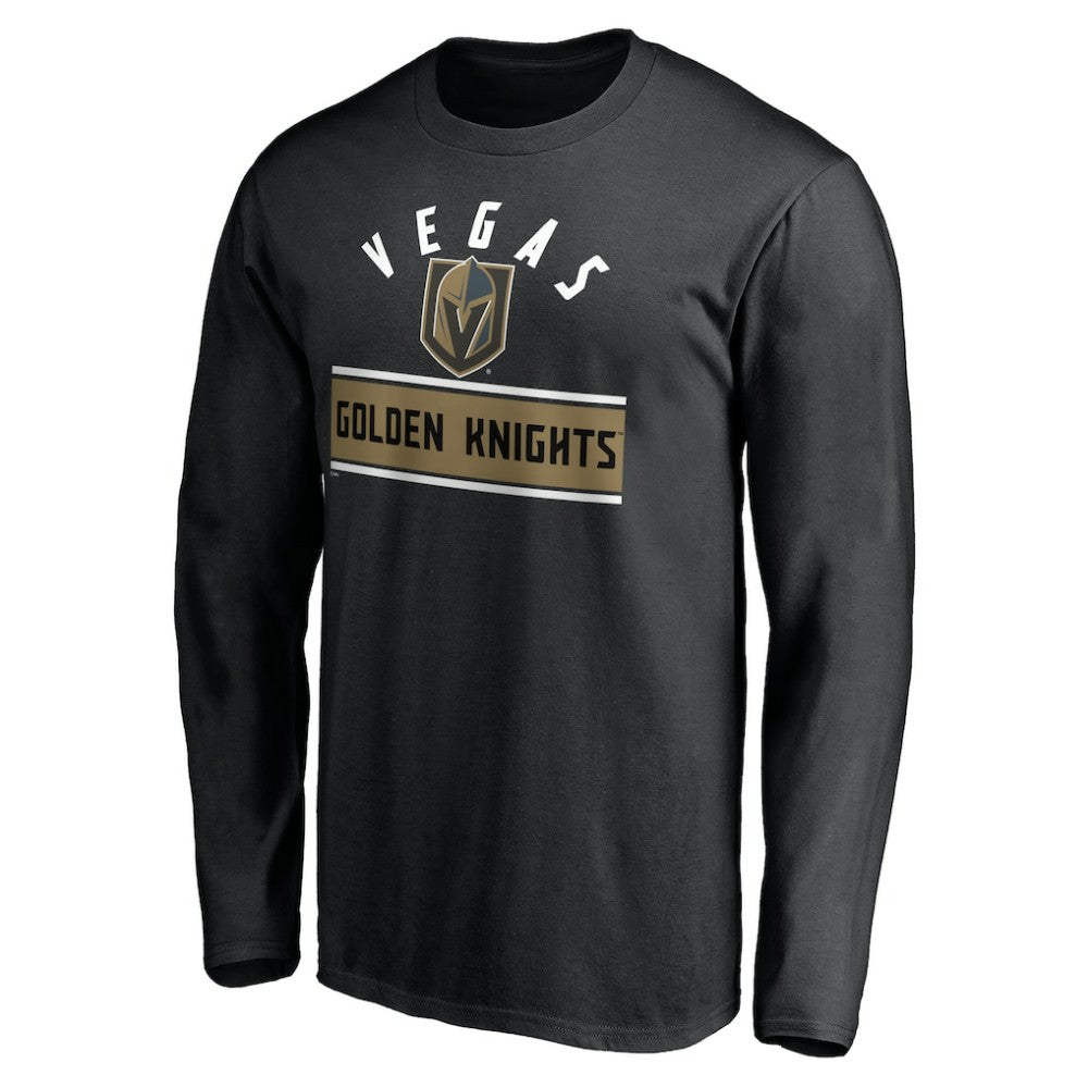 Vegas Golden Knights Team Arch Knockout Long Sleeve T-Shirt - Black - NHL