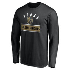 Vegas Golden Knights Team Arch Knockout Long Sleeve T-Shirt - Black - NHL