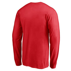 Washington Capitals Team Arch Knockout Long Sleeve T-Shirt - Red - NHL
