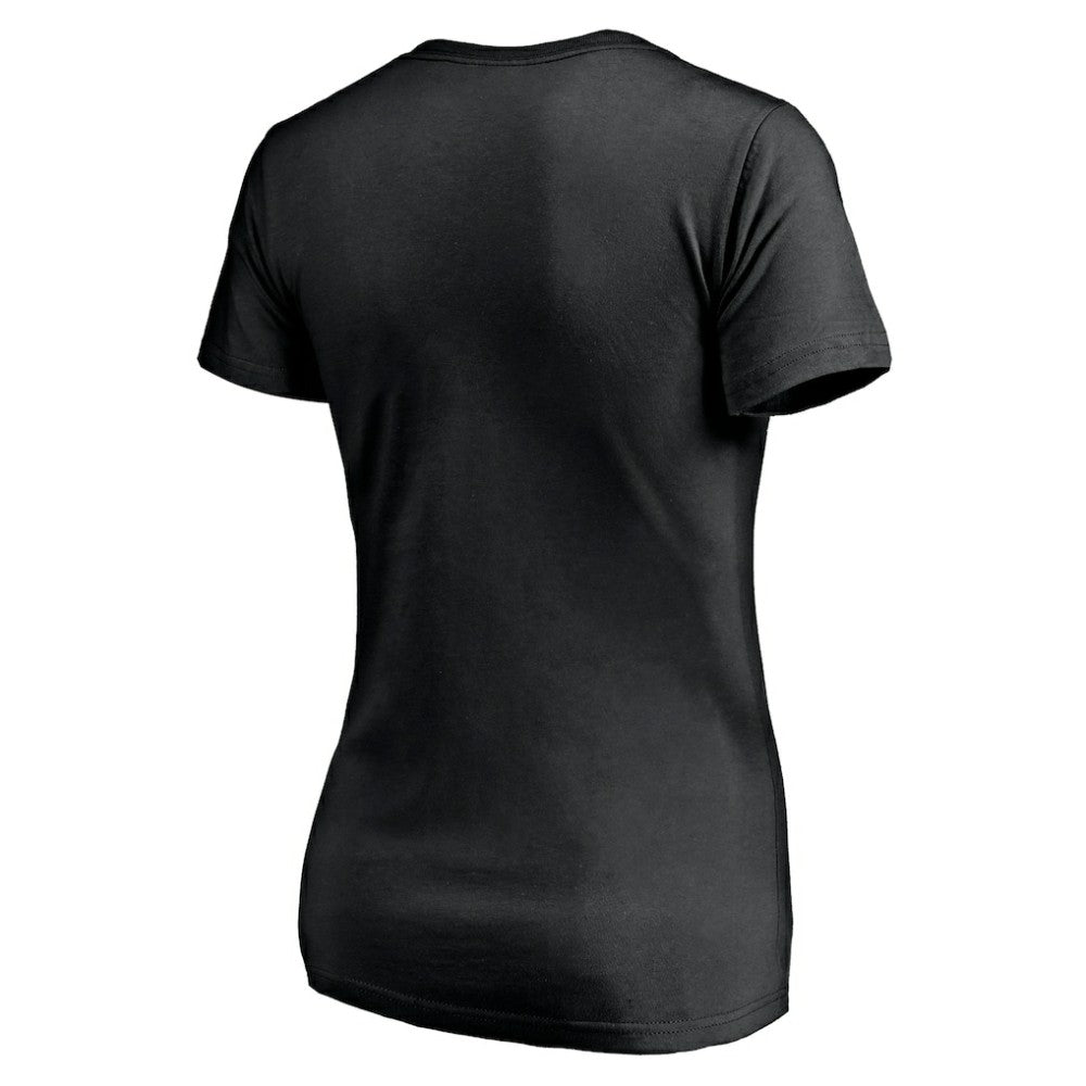 Philadelphia Flyers Women's Mascot In Bounds V-Neck T-Shirt - Black - NHL