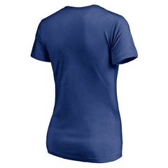 Toronto Maple Leafs Women's Mascot In Bounds V-Neck T-Shirt - Blue - NHL