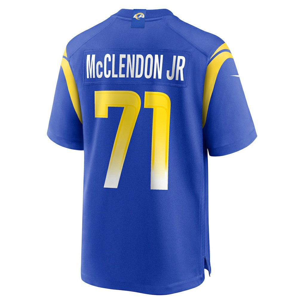 Warren McClendon Jr. Los Angeles Rams Team Game Jersey Royal | Nike for Sale