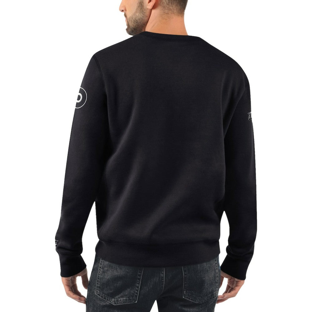 Philadelphia Flyers Starter x NHL Black Ice Cross Check Pullover Sweatshirt - Black - NHL
