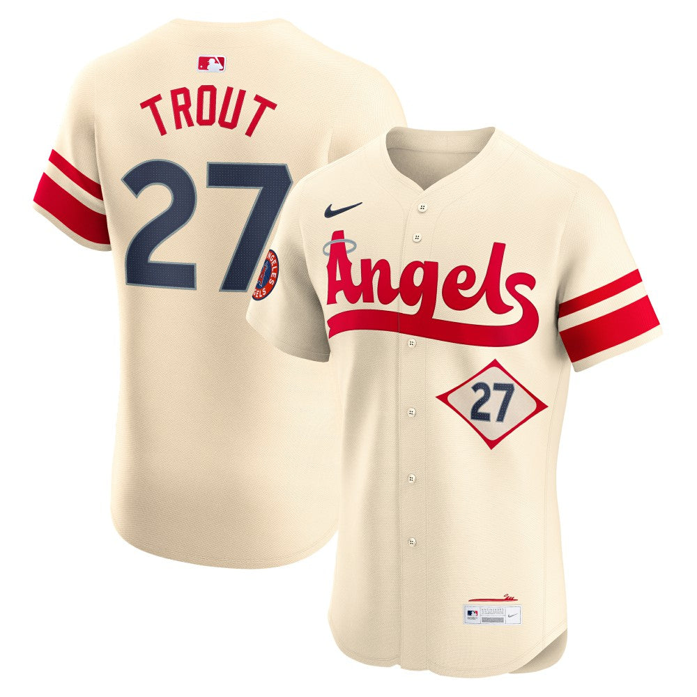 Mike Trout Los Angeles Angels Nike City Connect Elite Player Jersey - MLB