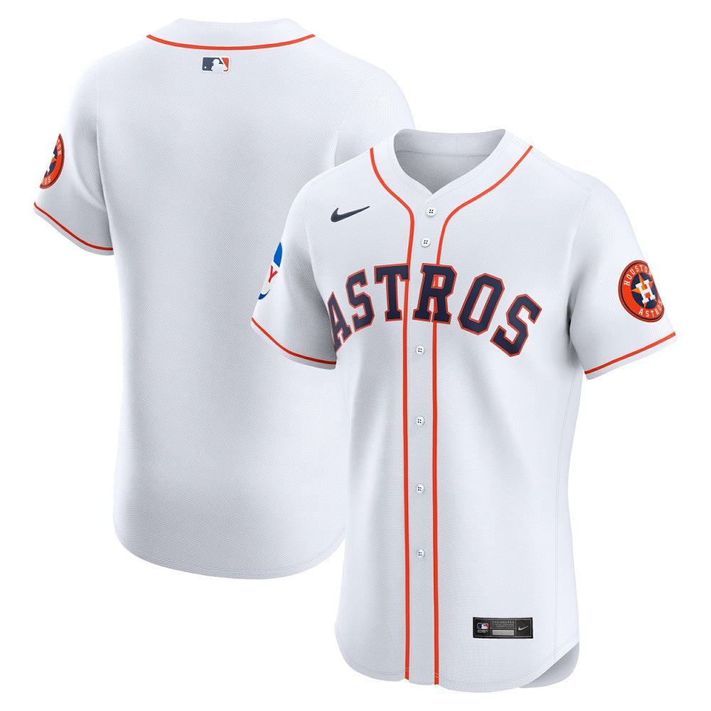 Houston Astros Nike Home Elite Patch Jersey - MLB
