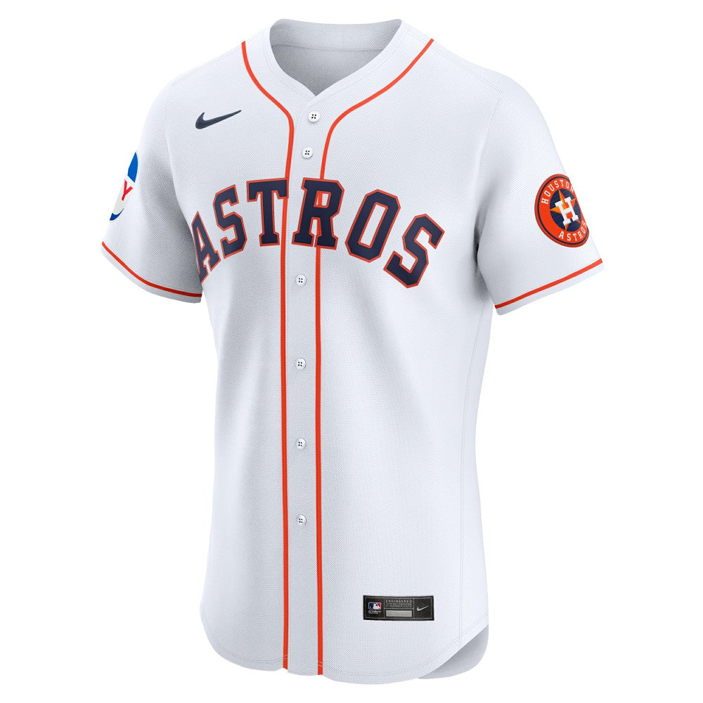 Houston Astros Nike Home Elite Patch Jersey - MLB