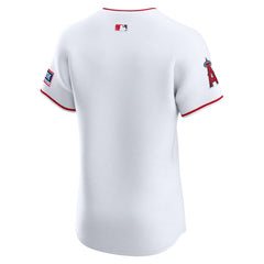 Los Angeles Angels Nike Home Elite Patch Jersey - MLB