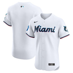 Miami Marlins Nike Home Elite Patch Jersey - MLB