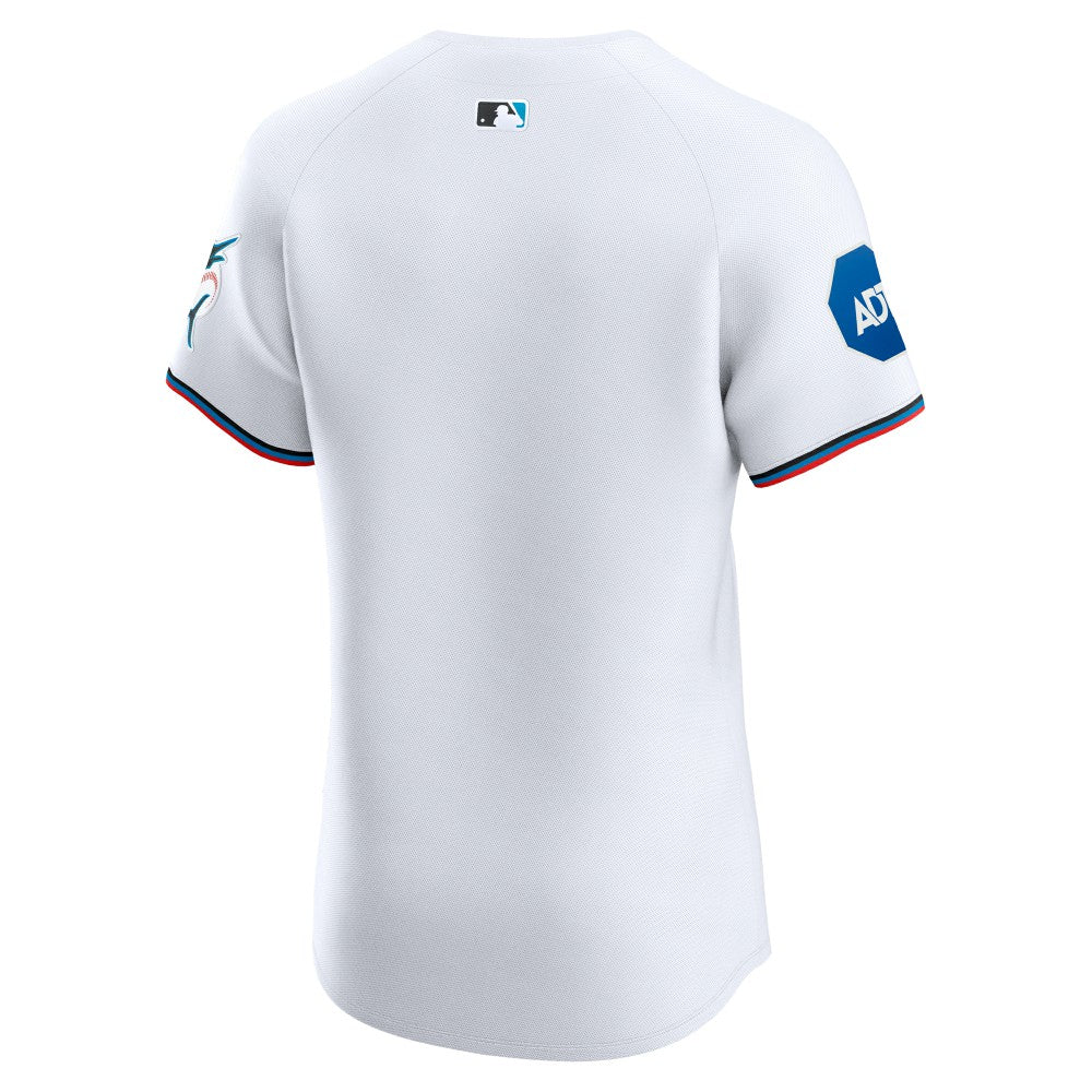 Miami Marlins Nike Home Elite Patch Jersey - MLB