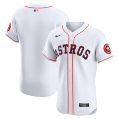 Houston Astros Nike Home Vapor Premier Elite Patch Jersey - MLB