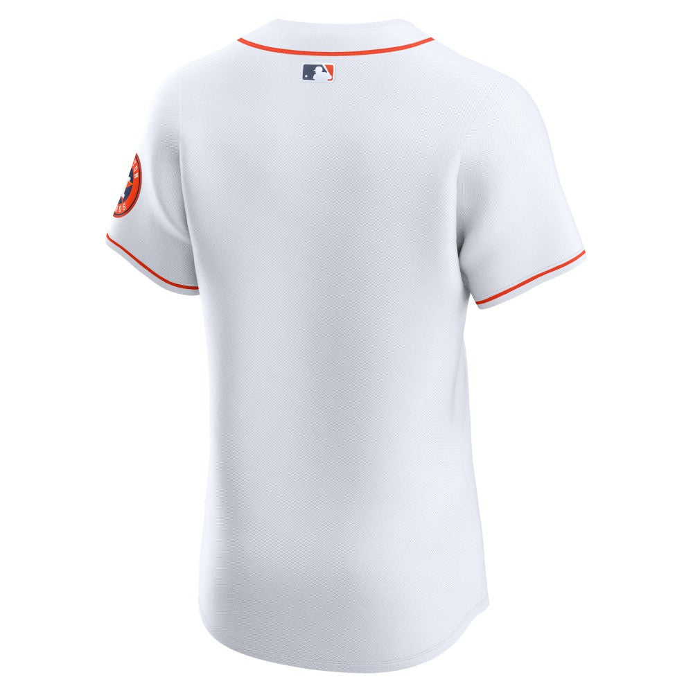 Houston Astros Nike Home Vapor Premier Elite Patch Jersey - MLB