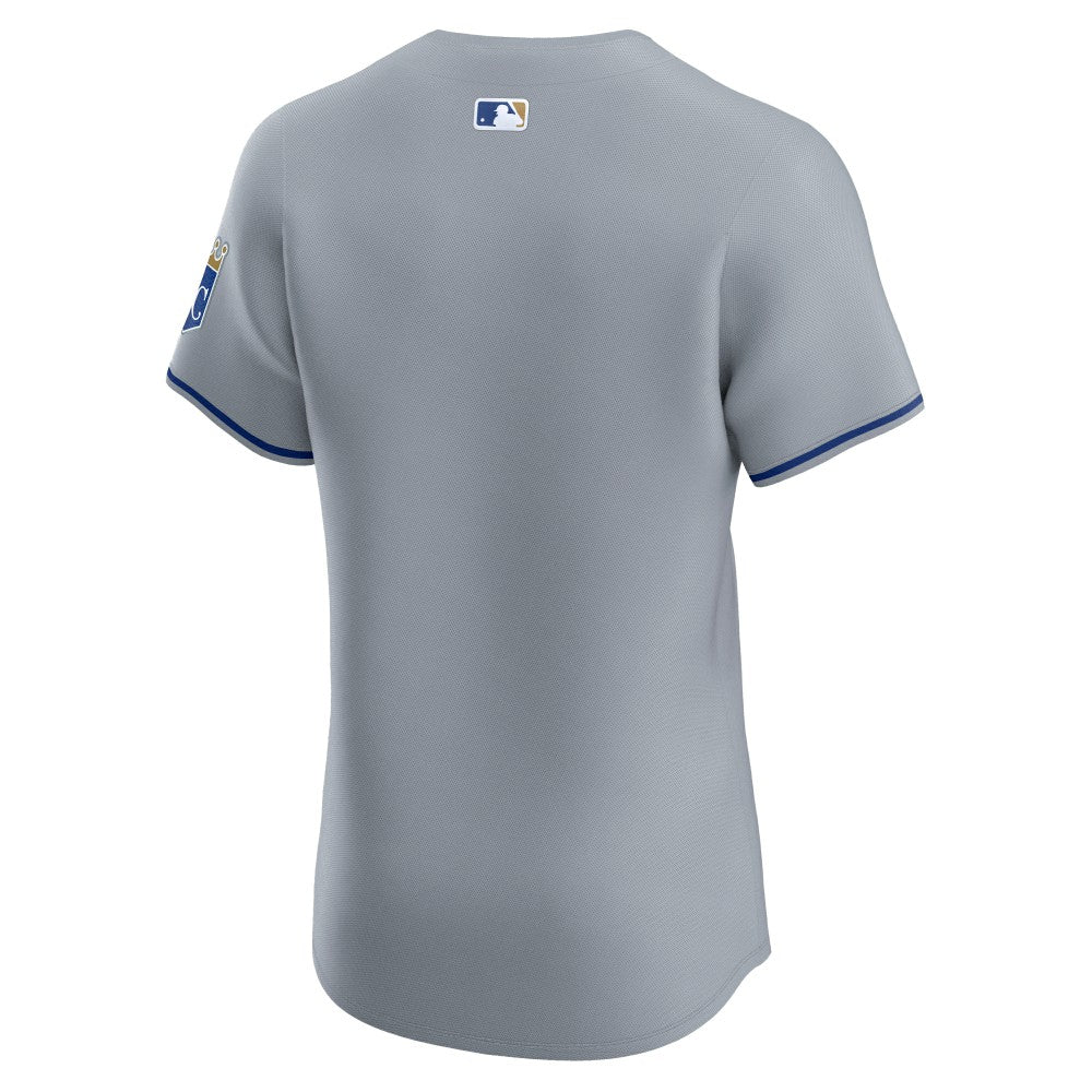 Kansas City Royals Nike Road Vapor Premier Elite Patch Jersey - MLB