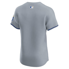 Kansas City Royals Nike Road Vapor Premier Elite Patch Jersey - MLB