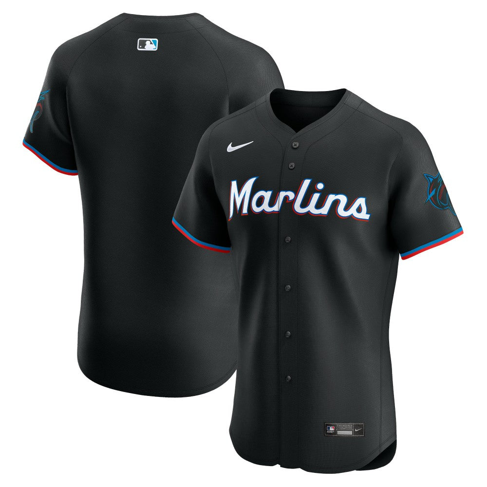 Miami Marlins Nike Alternate Vapor Premier Elite Patch Jersey - MLB