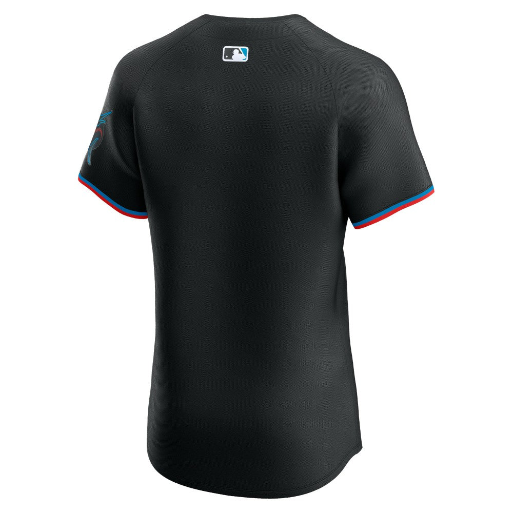 Miami Marlins Nike Alternate Vapor Premier Elite Patch Jersey - MLB