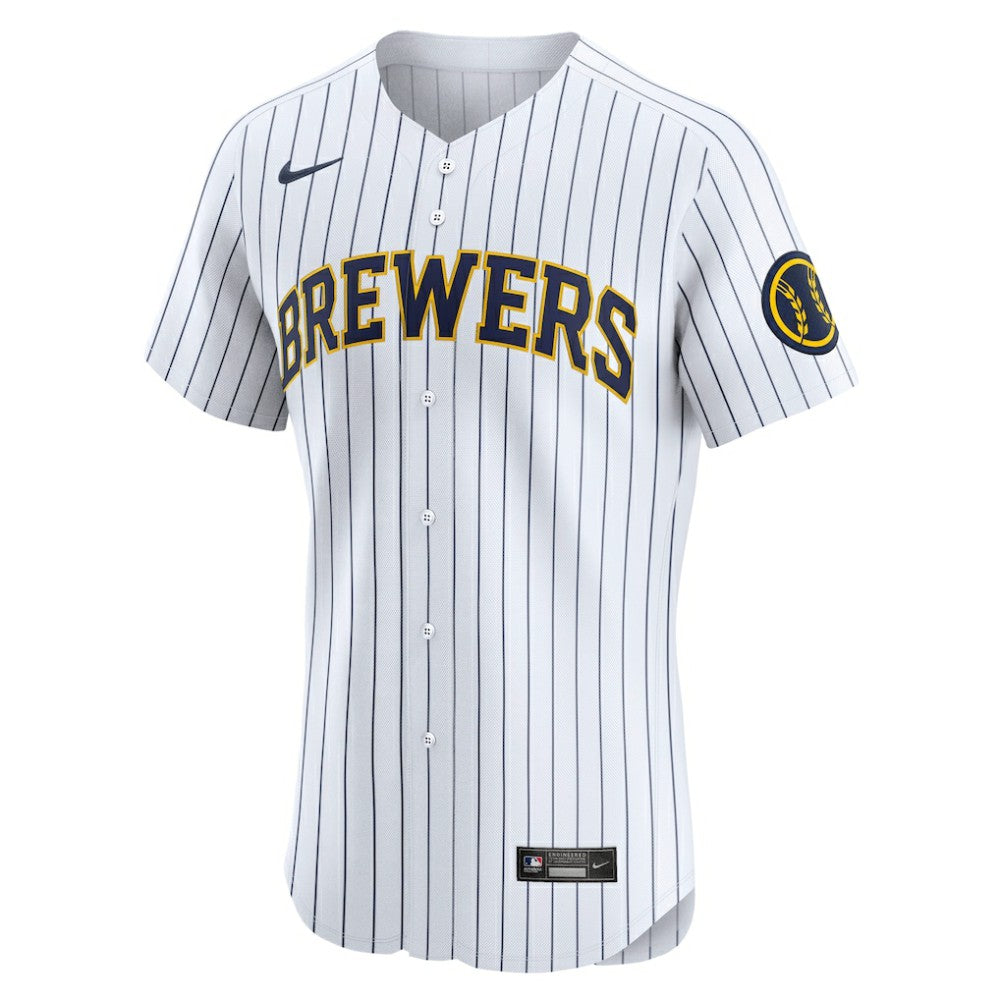 Milwaukee Brewers Nike Alternate Vapor Premier Elite Patch Jersey - MLB