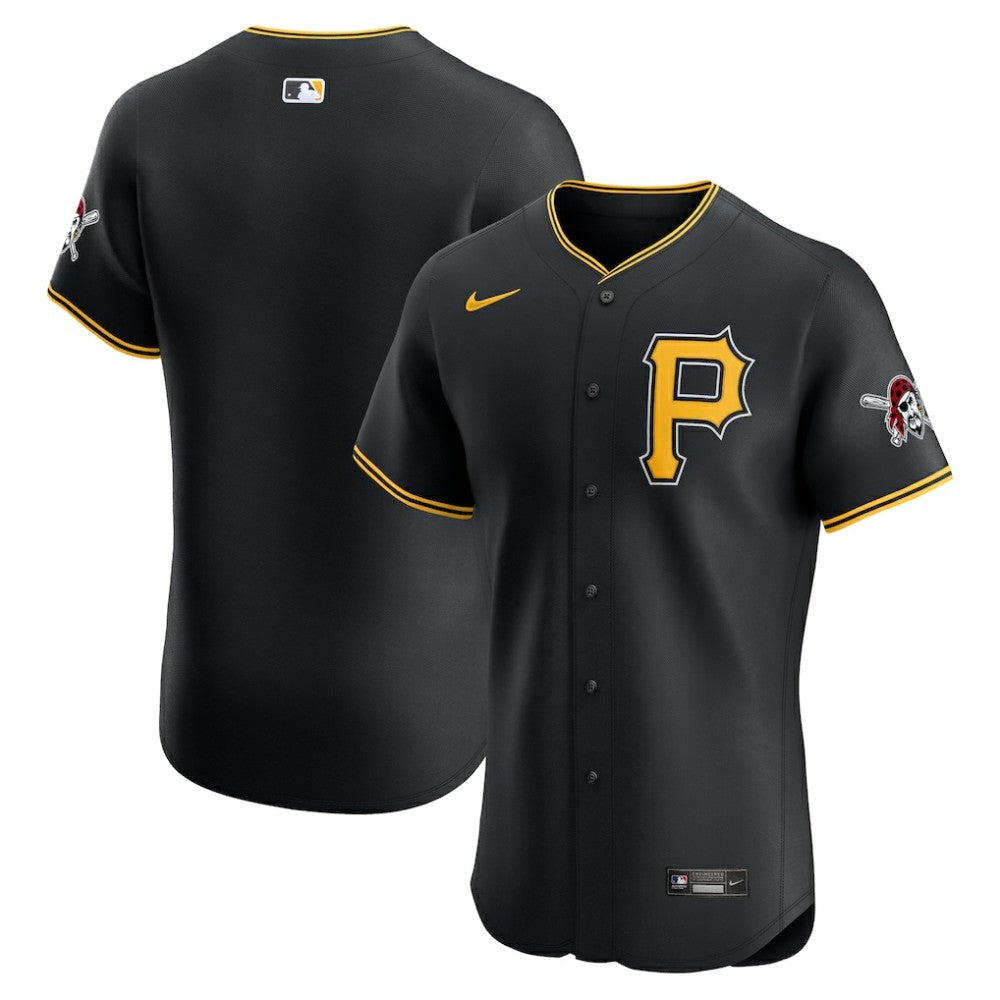 Pittsburgh Pirates Nike Alternate Vapor Premier Elite Patch Jersey - MLB