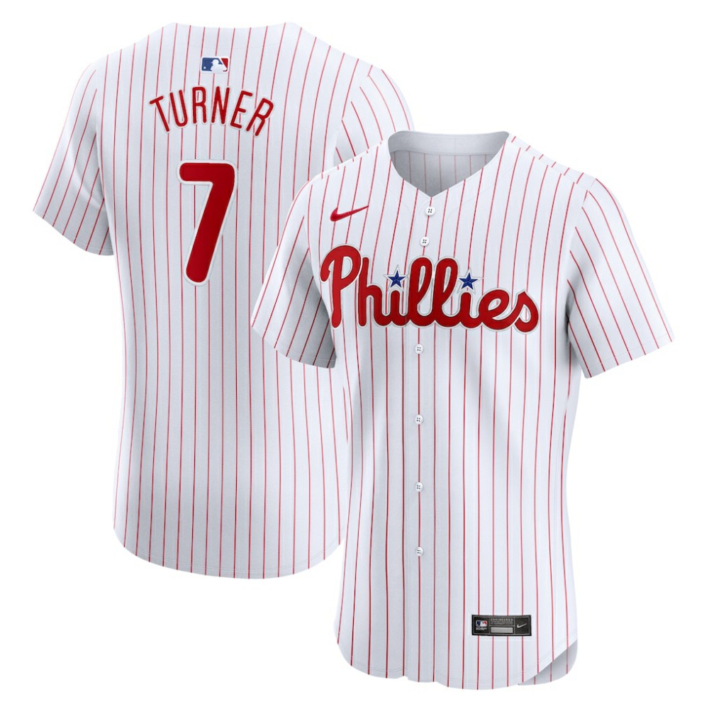 Trea Turner Philadelphia Phillies Nike Home Elite Jersey - MLB