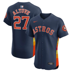 Jose Altuve Houston Astros Nike Alternate Elite Player Jersey - MLB