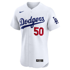 Mookie Betts Los Angeles Dodgers Nike Home Elite Jersey - MLB