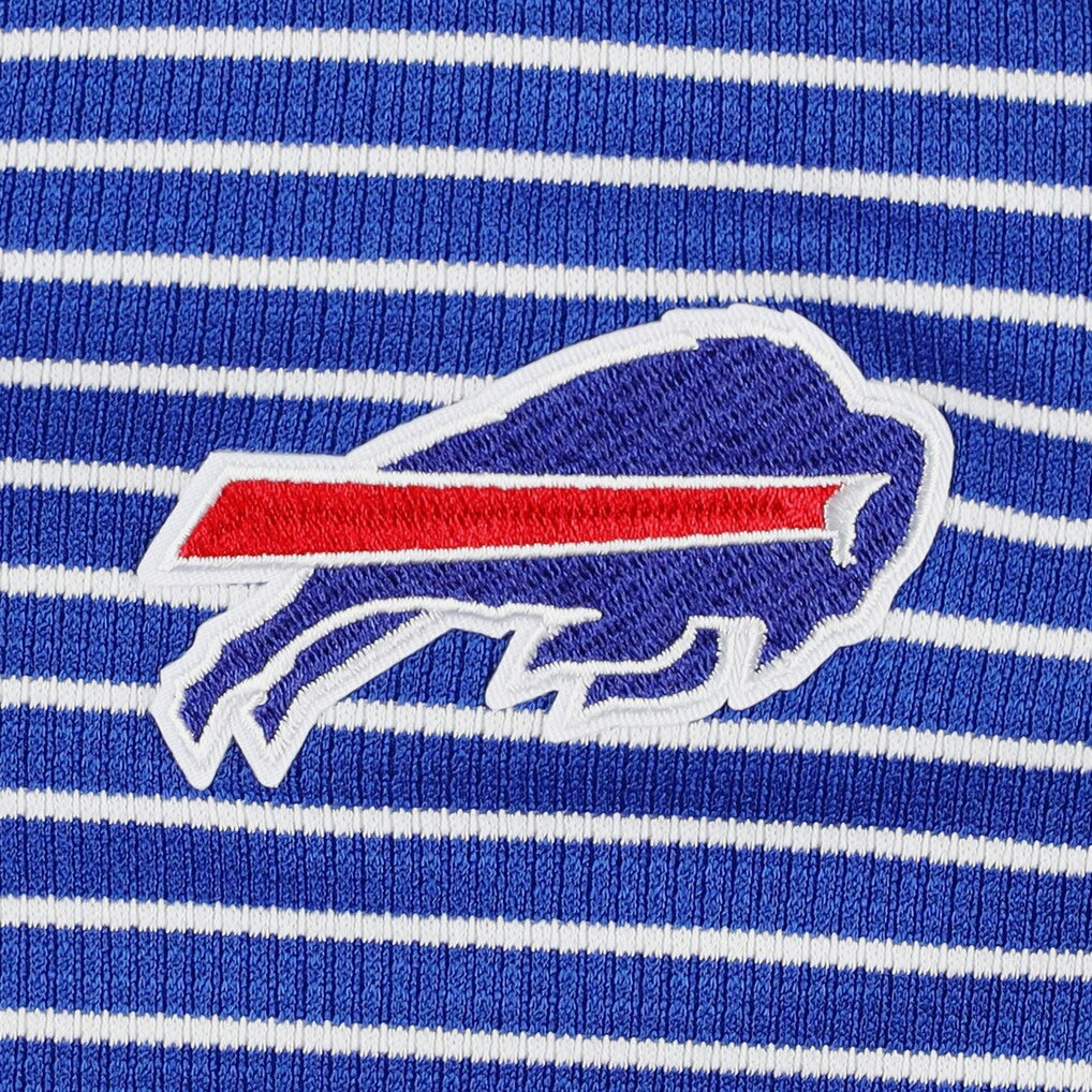 Buffalo Bills Antigua Women's Maverick Waffle Henley Long Sleeve T-Shirt Royal | NFL