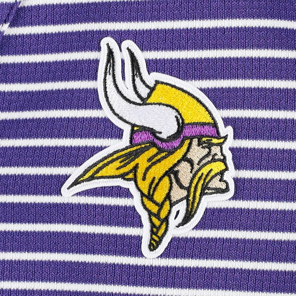 Minnesota Vikings Antigua Women's Maverick Waffle Henley Long Sleeve T-Shirt Purple | NFL