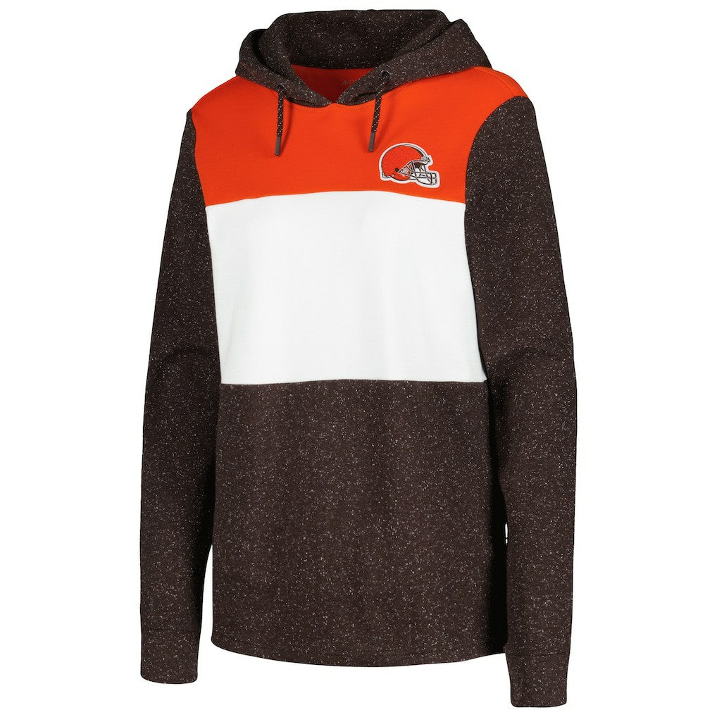 Cleveland Browns Antigua Women's Wicket Pullover Hoodie Brown | NFL