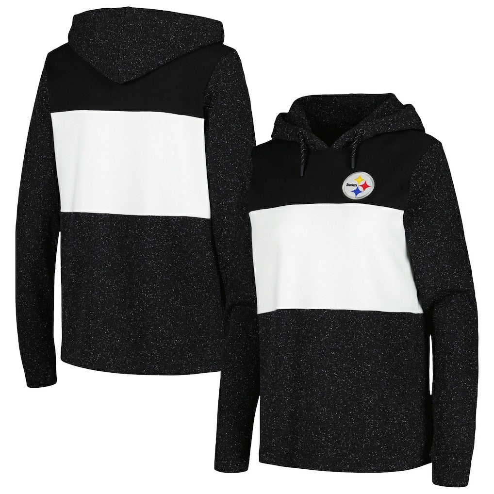 Pittsburgh Steelers Antigua Women's Wicket Pullover Hoodie Black | NFL