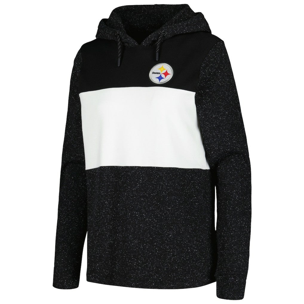 Pittsburgh Steelers Antigua Women's Wicket Pullover Hoodie Black | NFL