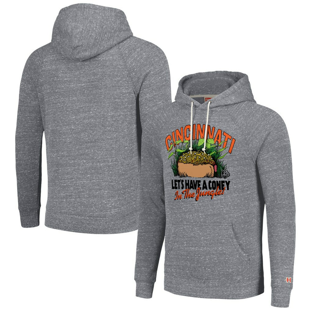 Cincinnati Bengals Homage Unisex NFL x Guy Fieri’s Flavortown Tri-Blend Pullover Hoodie Gray | NFL