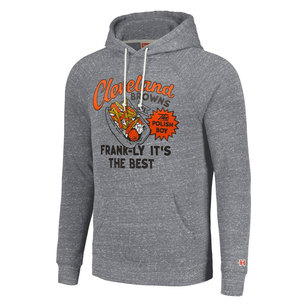 Cleveland Browns Homage Unisex NFL x Guy Fieri’s Flavortown Tri-Blend Pullover Hoodie Gray | NFL