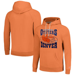 Denver Broncos Homage Unisex NFL x Guy Fieri’s Flavortown Tri-Blend Pullover Hoodie Orange | NFL