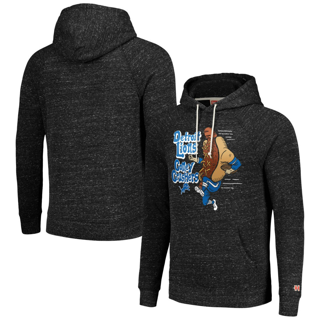 Detroit Lions Homage Unisex NFL x Guy Fieri’s Flavortown Tri-Blend Pullover Hoodie Charcoal | NFL