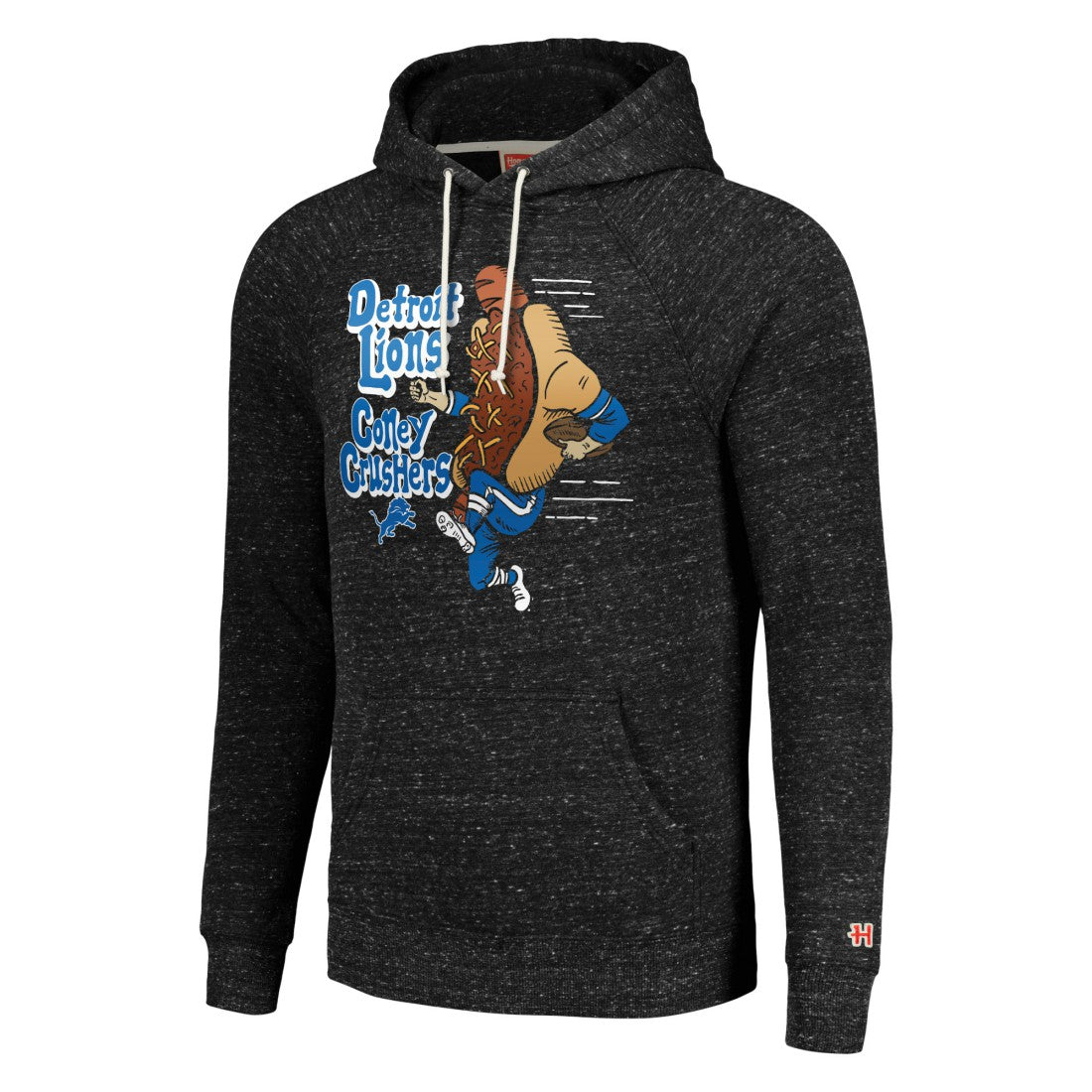 Detroit Lions Homage Unisex NFL x Guy Fieri’s Flavortown Tri-Blend Pullover Hoodie Charcoal | NFL