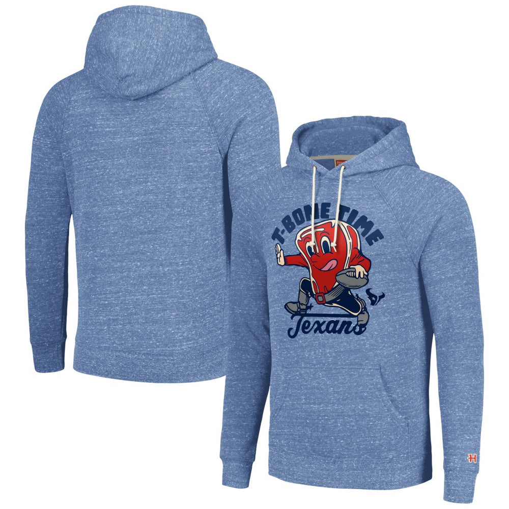 Houston Texans Homage Unisex NFL x Guy Fieri’s Flavortown Tri-Blend Pullover Hoodie Light Blue | NFL