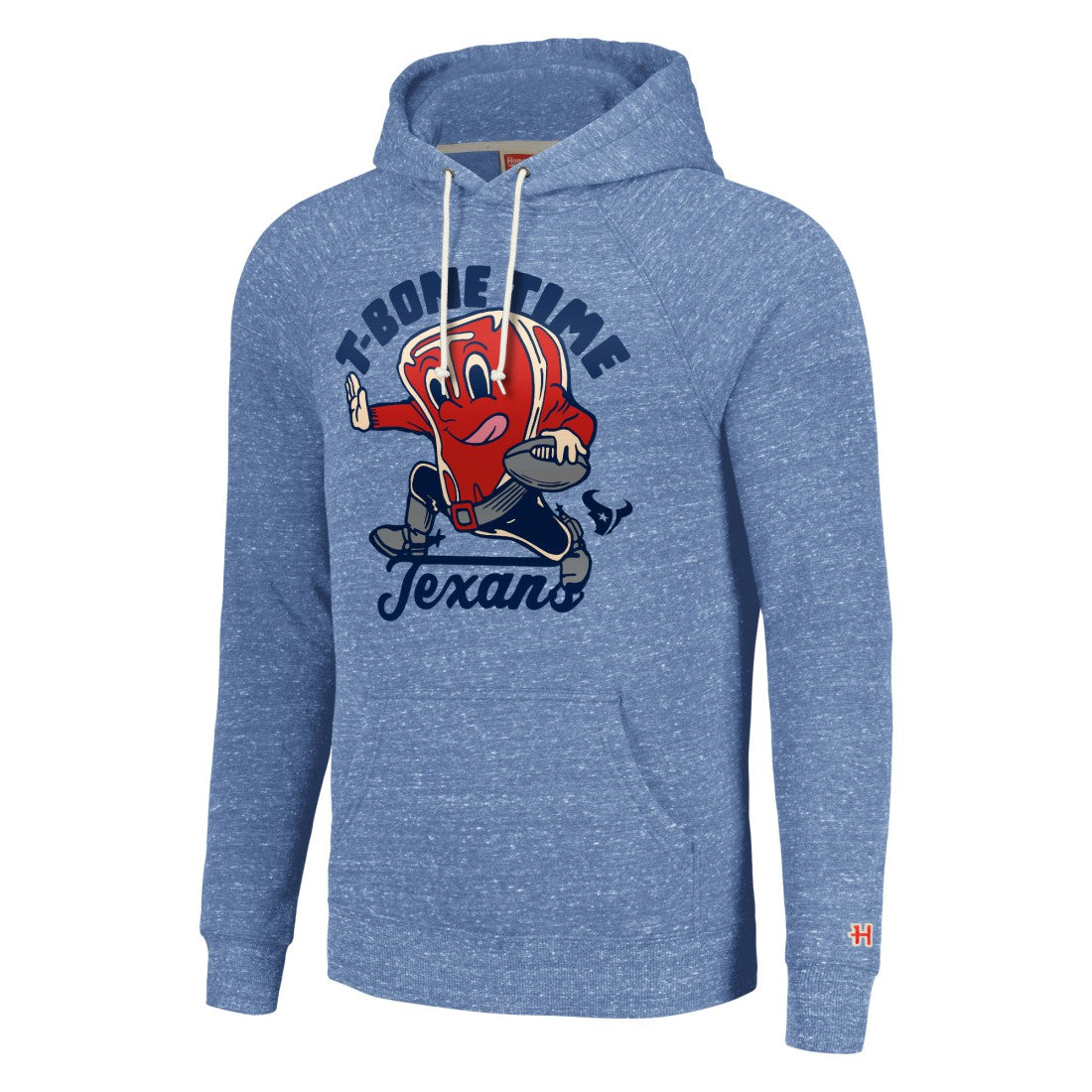 Houston Texans Homage Unisex NFL x Guy Fieri’s Flavortown Tri-Blend Pullover Hoodie Light Blue | NFL